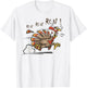 Funny Turkey Run Costume Thanksgiving Running Turkey T-Shirt - T-Shirt | White
