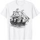 Sheldon Nerdy Vintage Retro Boat Pirate Ship Geek Gift T-Shirt - T-Shirt | White