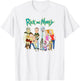 Rick and Morty Family with Friends T-Shirt - T-Shirt | White
