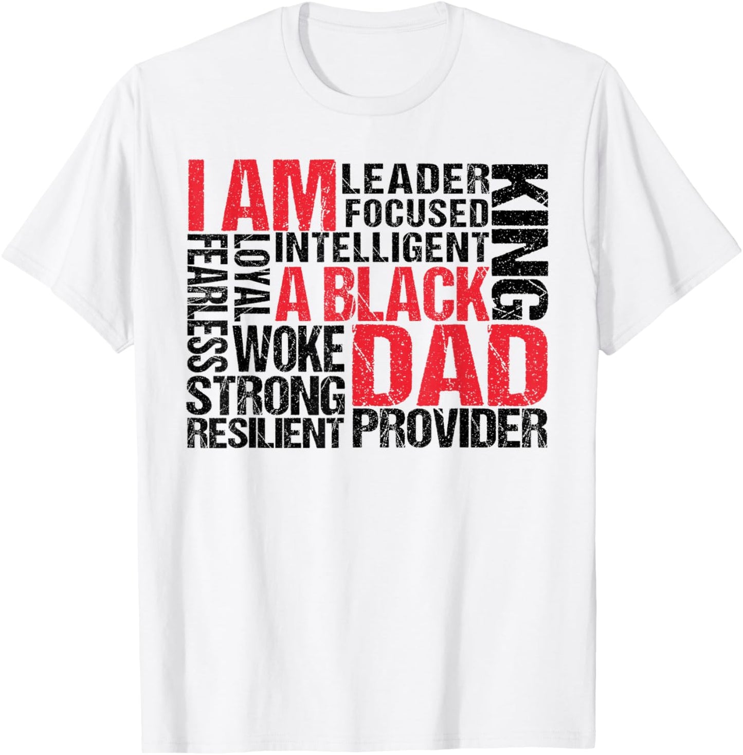 Juneteenth 1865 Black Dad Melanin Father's Day Men Boy T-Shirt - T-Shirt | White