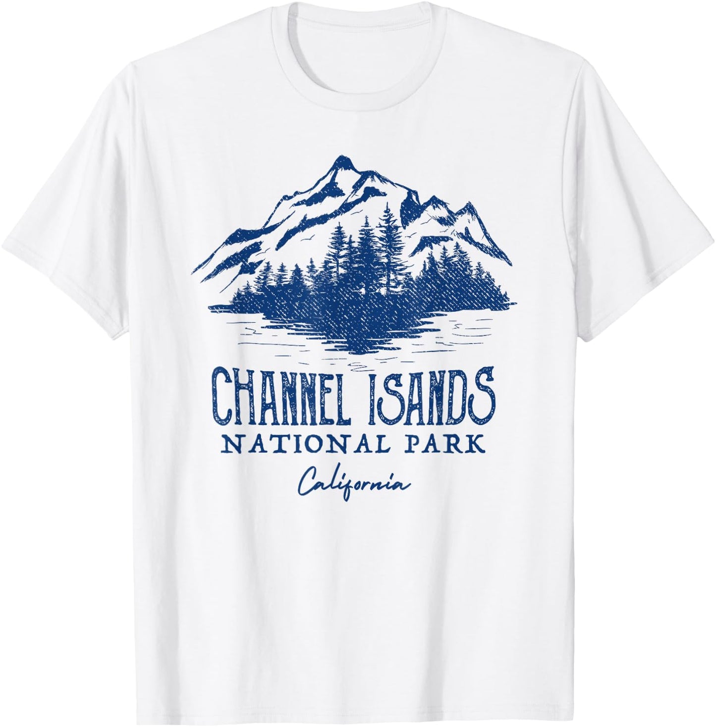 Vintage Channel Islands National Park California T-Shirt - T-Shirt | White