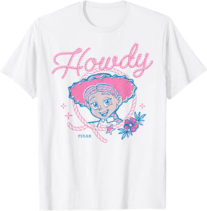Toy Story 5 - Jessie Howdy Western T-Shirt - T-Shirt | White