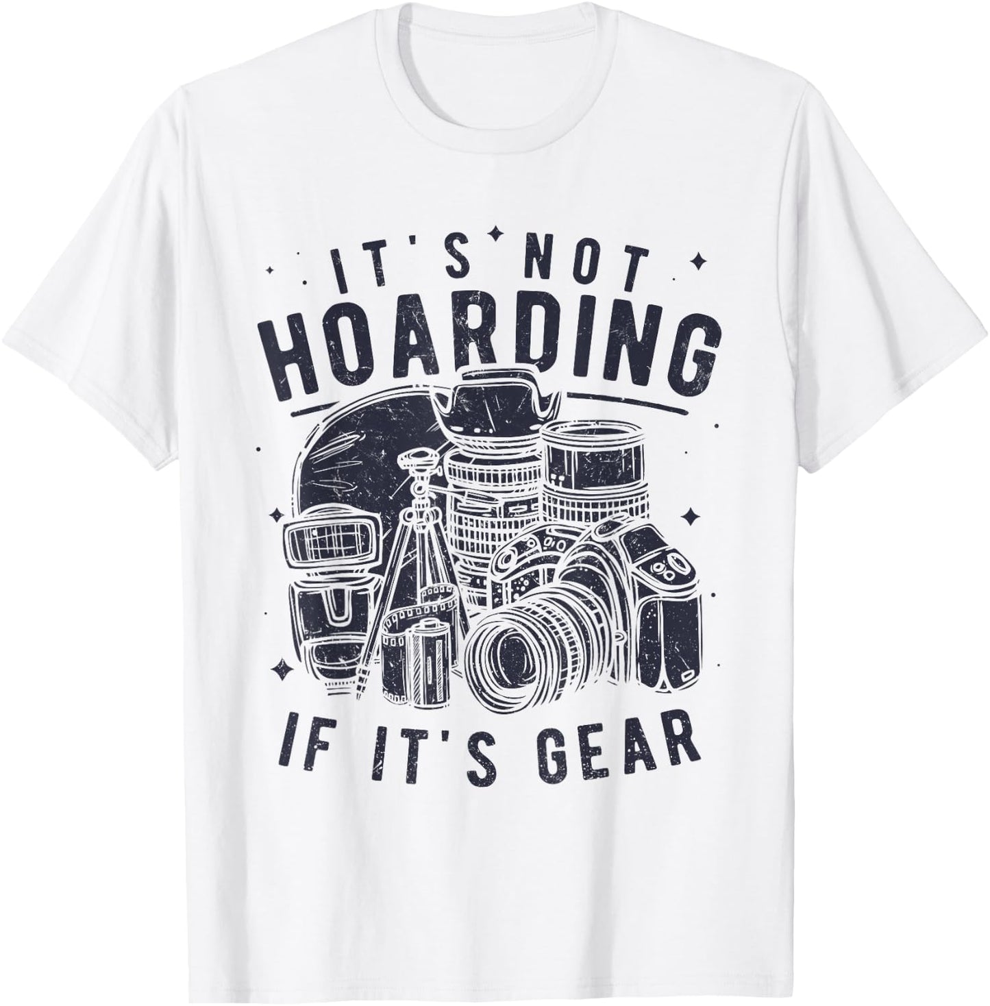 Photography Lover Gift Funny Camera Gear Photographer T-Shirt - T-Shirt | White