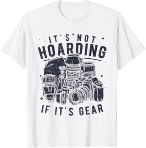 Photography Lover Gift Funny Camera Gear Photographer T-Shirt - T-Shirt | White