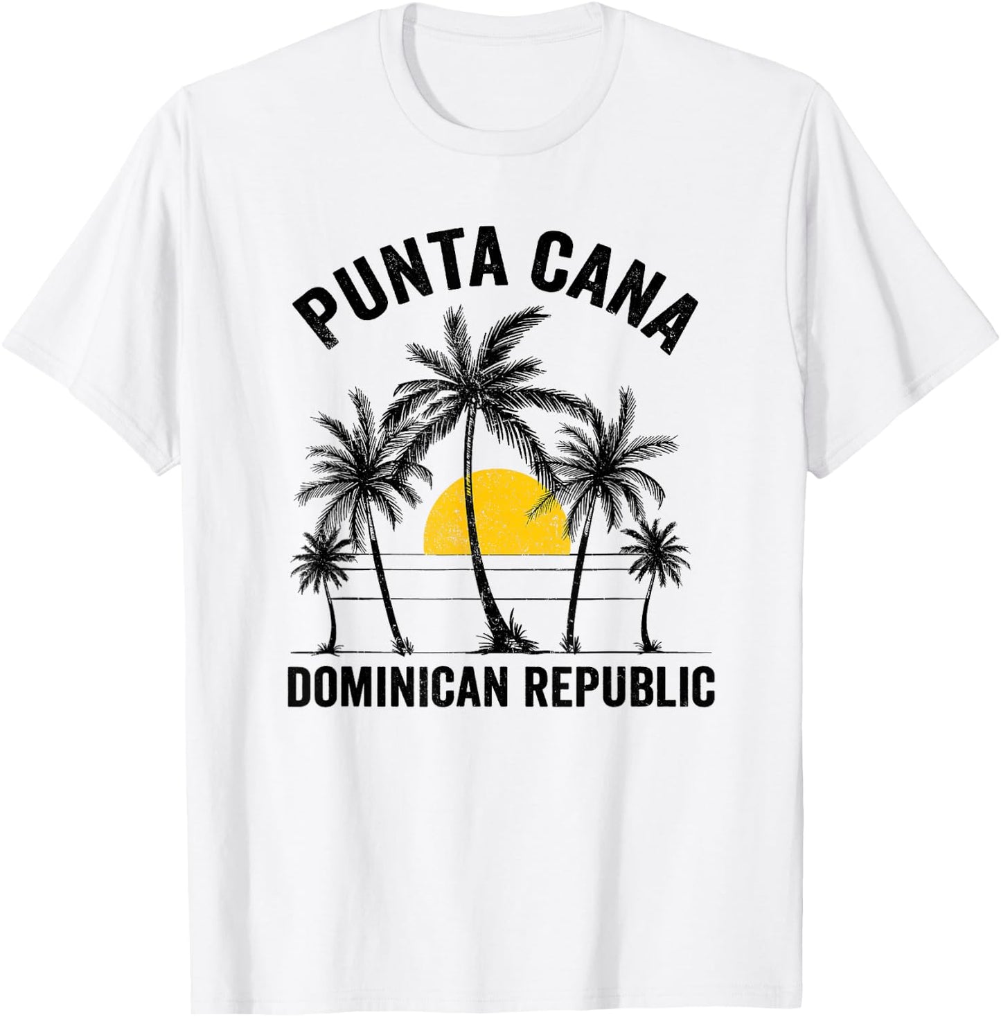 Punta Cana Beach Souvenir RD Dominican Republic 2026 T-Shirt - T-Shirt | White