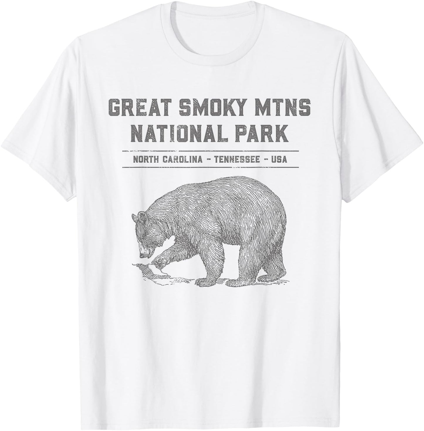 Family Vacation Design - Great Smoky Mountains National Park T-Shirt - T-Shirt | White