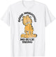 Garfield Good Morning? No Such Thing Funny Cartoon Cat Men Women T-Shirt - T-Shirt | White