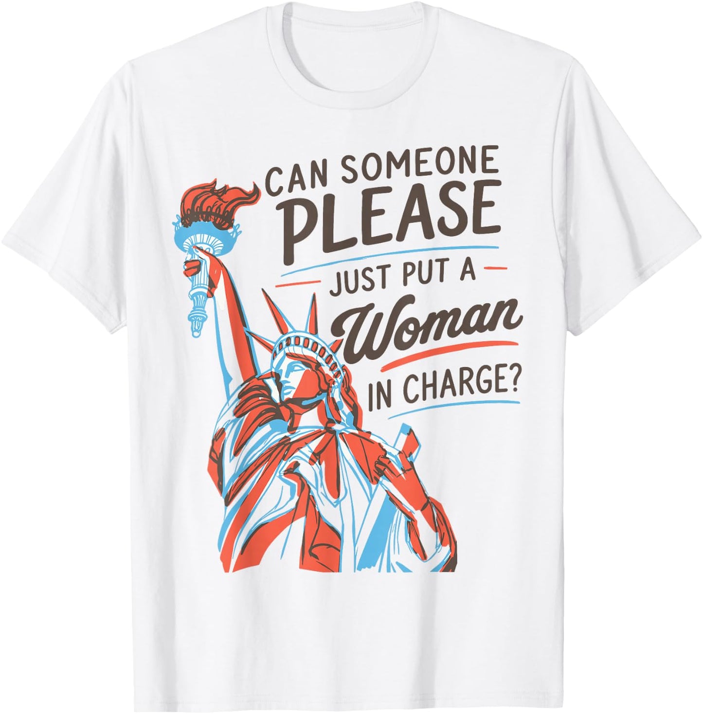 Feminist 250th Anniversary Liberal Patriotic 4th of July T-Shirt - T-Shirt | White