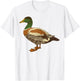Mallard Duck Shirt | Cute I Love Waterfowls Gift T-Shirt - T-Shirt | White