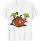 Disney The Lion King Pumbaa Not Lazy Saving Energy Vintage T-Shirt - T-Shirt | White
