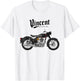 Vincent Rapide Vintage Motorcycle Graphic T T-Shirt - T-Shirt | White