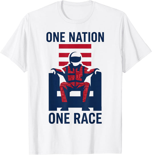 One Nation One Race T-Shirt - T-Shirt | White