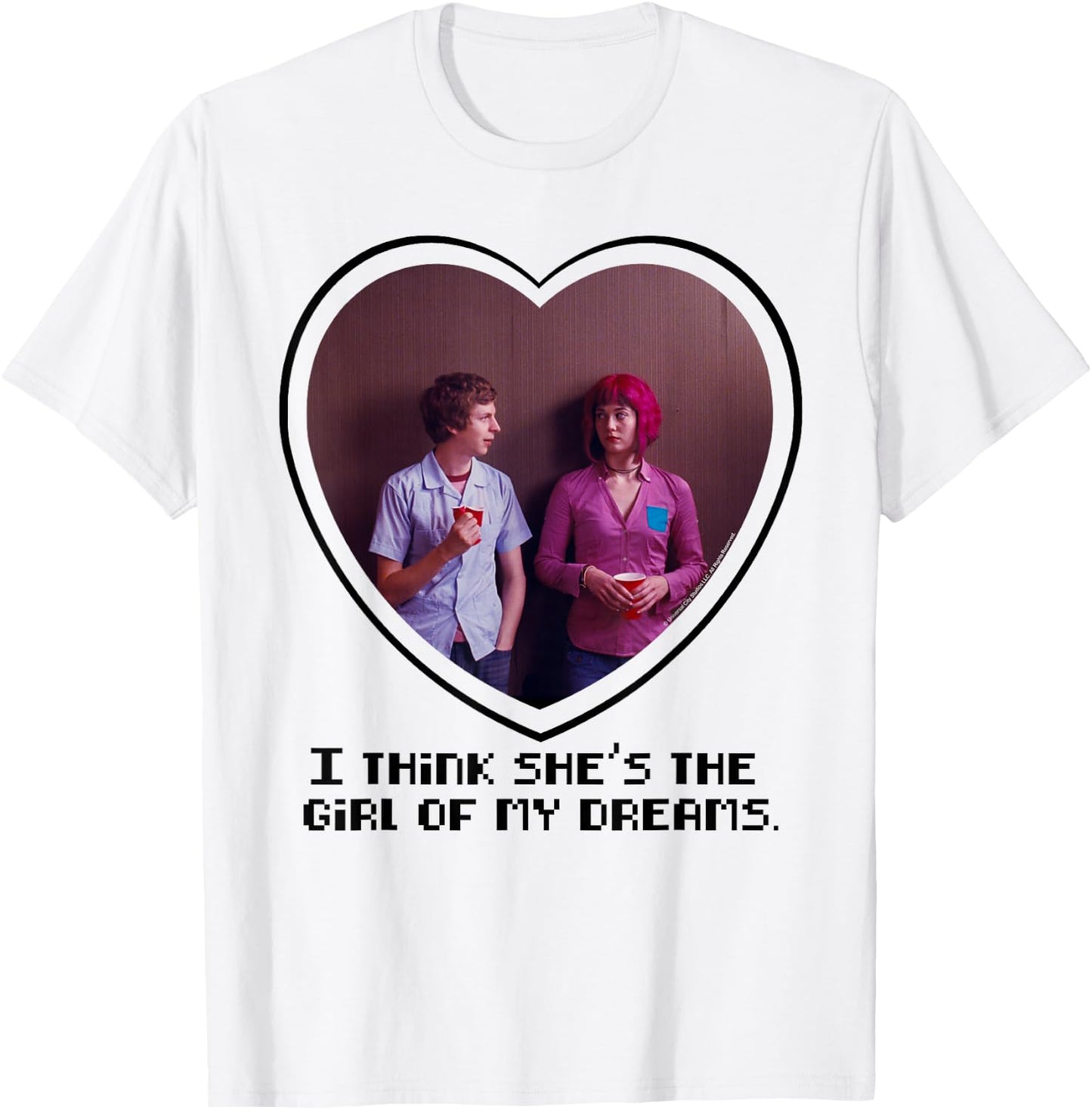 Scott Pilgrim Vs. The World Ramona Flowers Dream Girl T-Shirt - T-Shirt | White