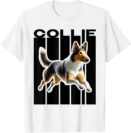 Smooth Collie Dog Lover T-Shirt - T-Shirt | White