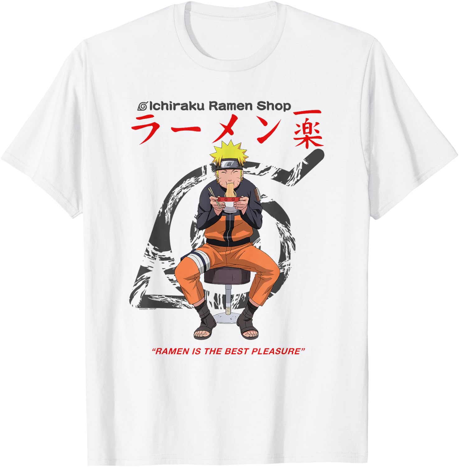 Naruto Shippuden Ichiraku Ramen Shop Naruto Anime T-Shirt - T-Shirt | White