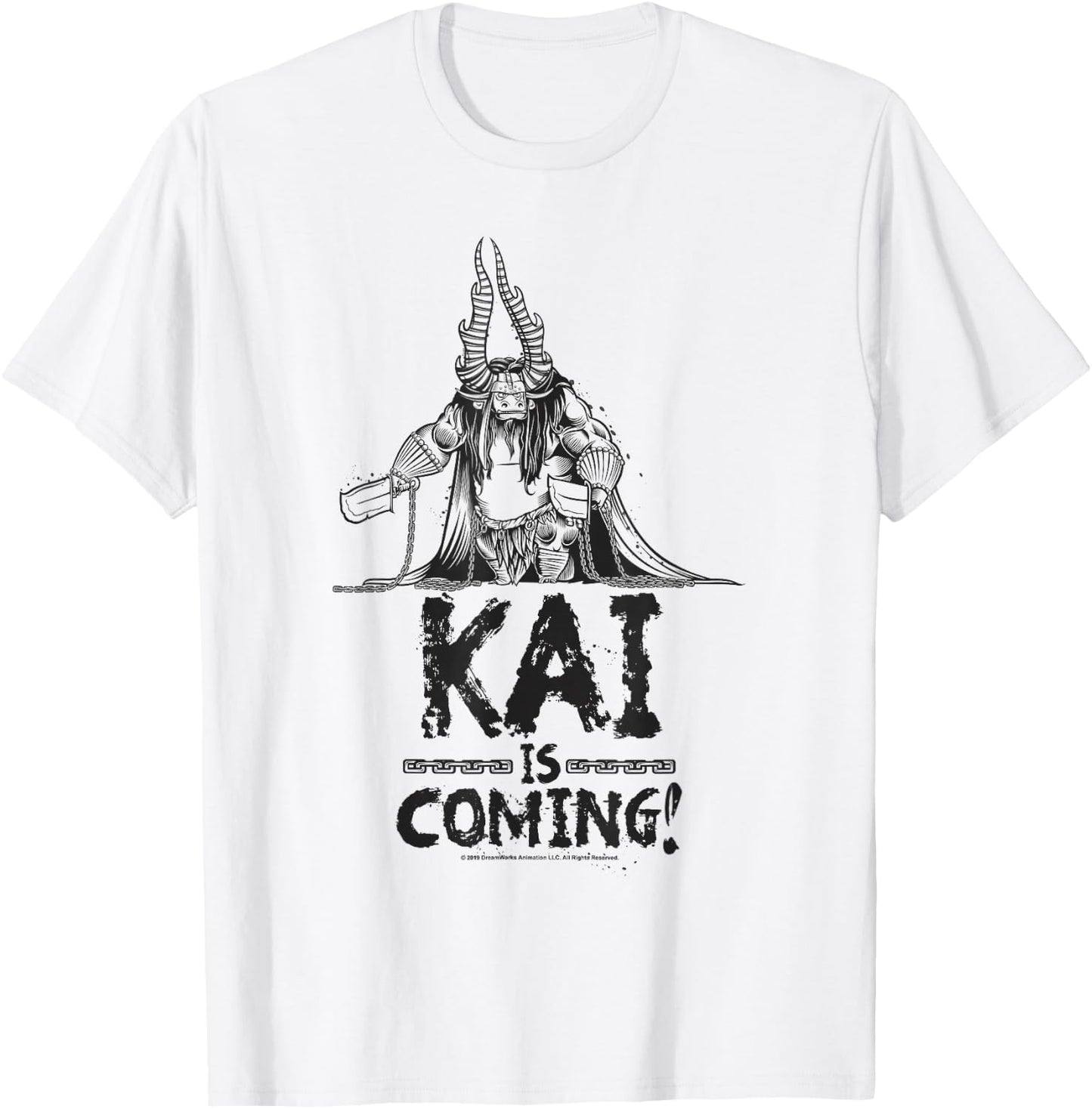 Kung Fu Panda Kai Is Coming Sketch Portrait T-Shirt - T-Shirt | White