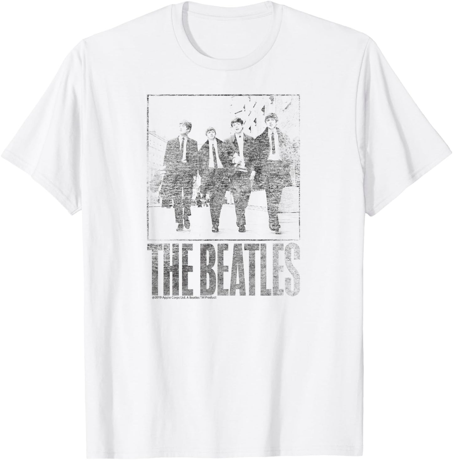The Beatles Vintage Portrait Short Sleeve T-Shirt - T-Shirt | White