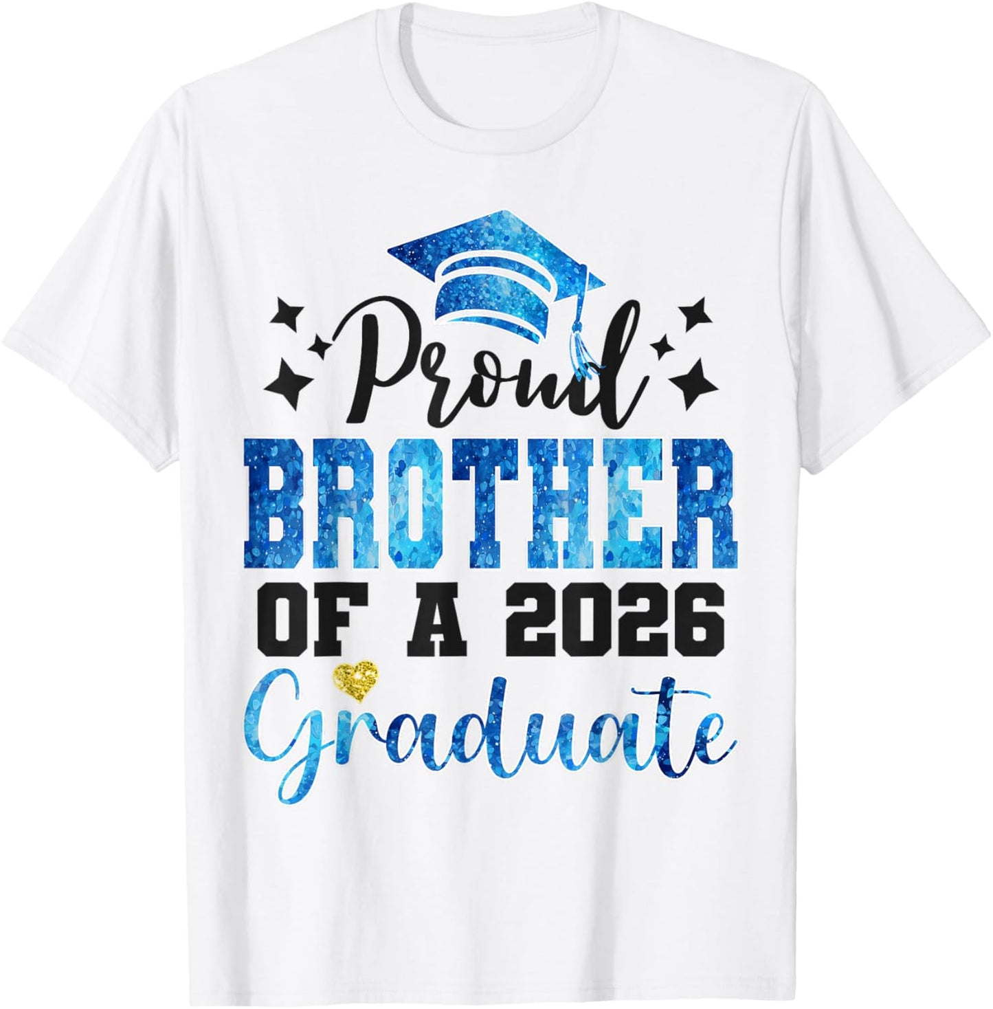 Super Proud Brother of 2026 Graduate Graduation Family T-Shirt - T-Shirt | White