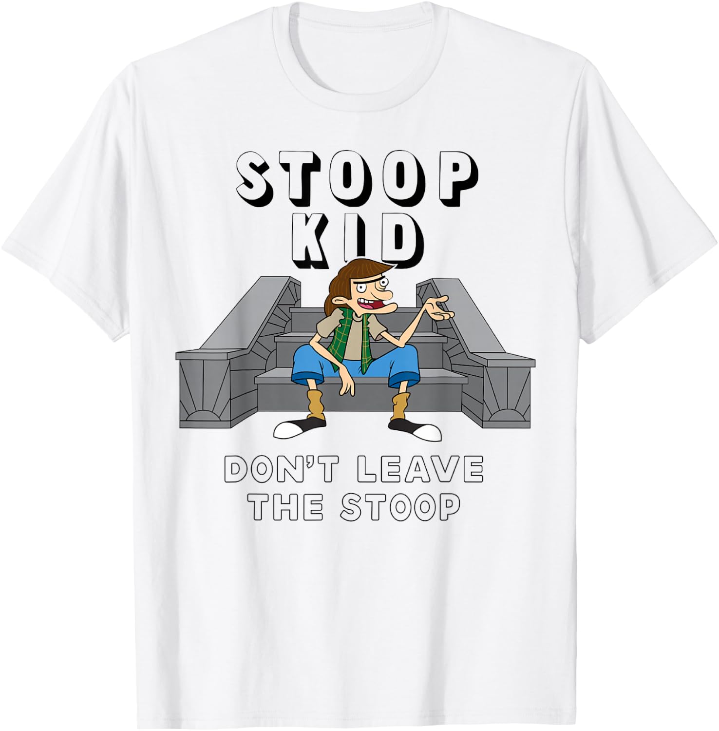 Nickelodeon Hey Arnold's Stoop Kid Graphic T-Shirt - T-Shirt | White