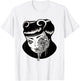 Zombie Pin-Up Girl Head T-Shirt - T-Shirt | White