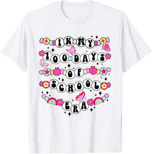 In My 100 Day Of School Era Friendship Bracelet Teacher T-Shirt - T-Shirt | White