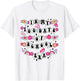 In My 100 Day Of School Era Friendship Bracelet Teacher T-Shirt - T-Shirt | White
