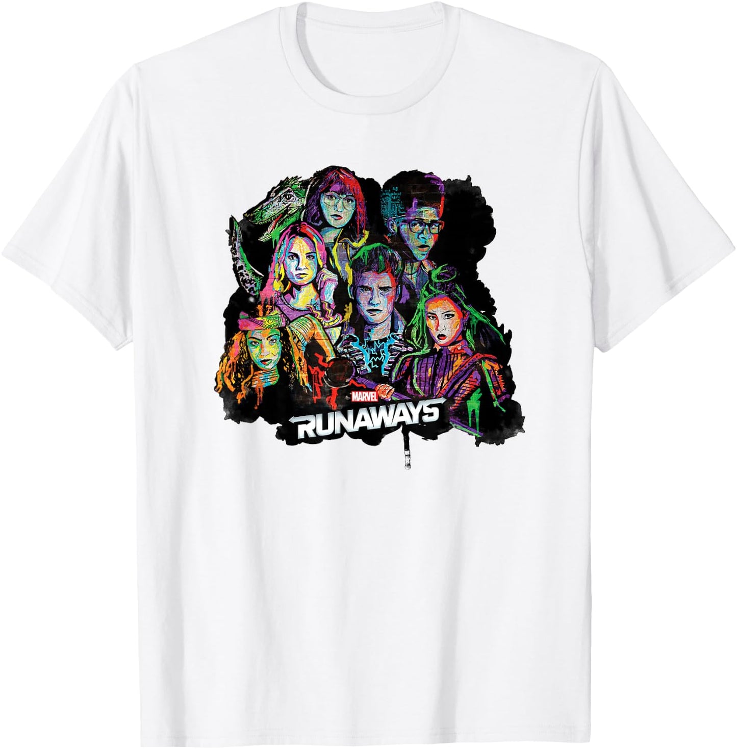 Marvel Runaways Group Shot T-Shirt - T-Shirt | White