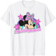 Minnie Mouse - Face with Rainbow and Stars T-Shirt - T-Shirt | White