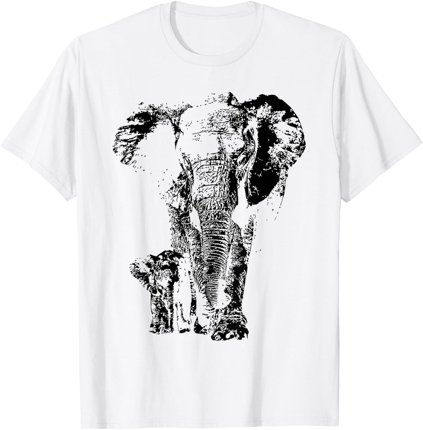 Elephant Animal Friend Save The Elephants T-Shirt - T-Shirt | White