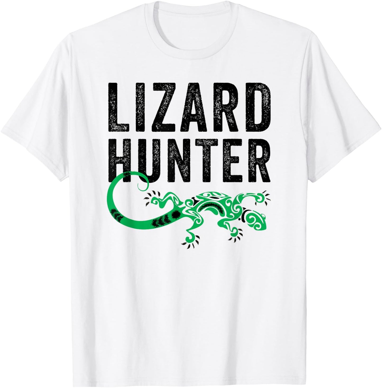 Lizard Hunter Funny Reptile Lovers Children's Gift T-Shirt - T-Shirt | White