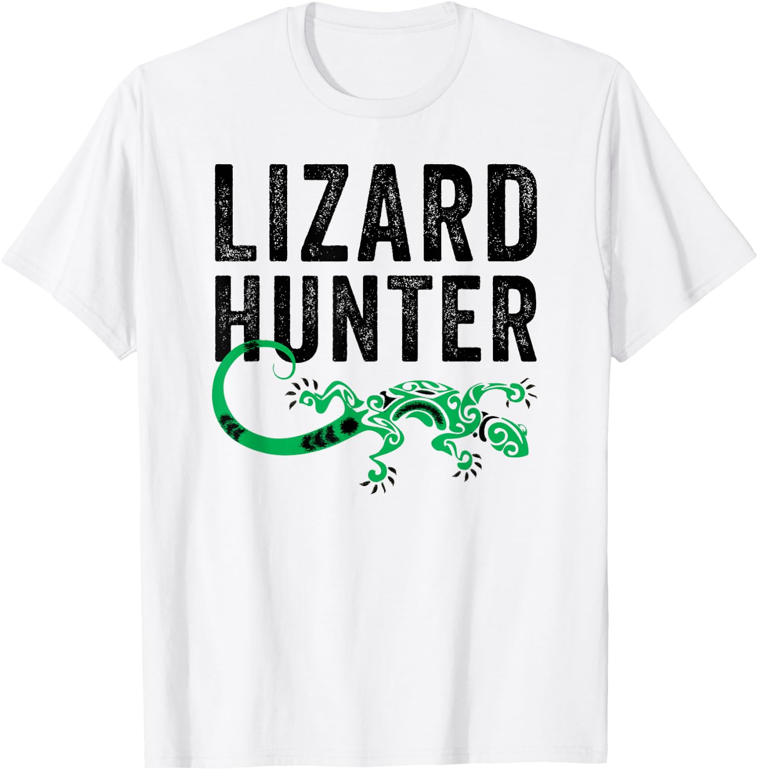 Lizard Hunter Funny Reptile Lovers Children's Gift T-Shirt - T-Shirt | White