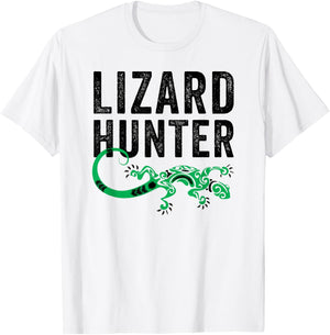 Lizard Hunter Funny Reptile Lovers Children's Gift T-Shirt - T-Shirt | White