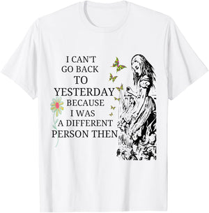 Alice in Wonderland-Men Women Kids T Shirt T-Shirt - T-Shirt | White