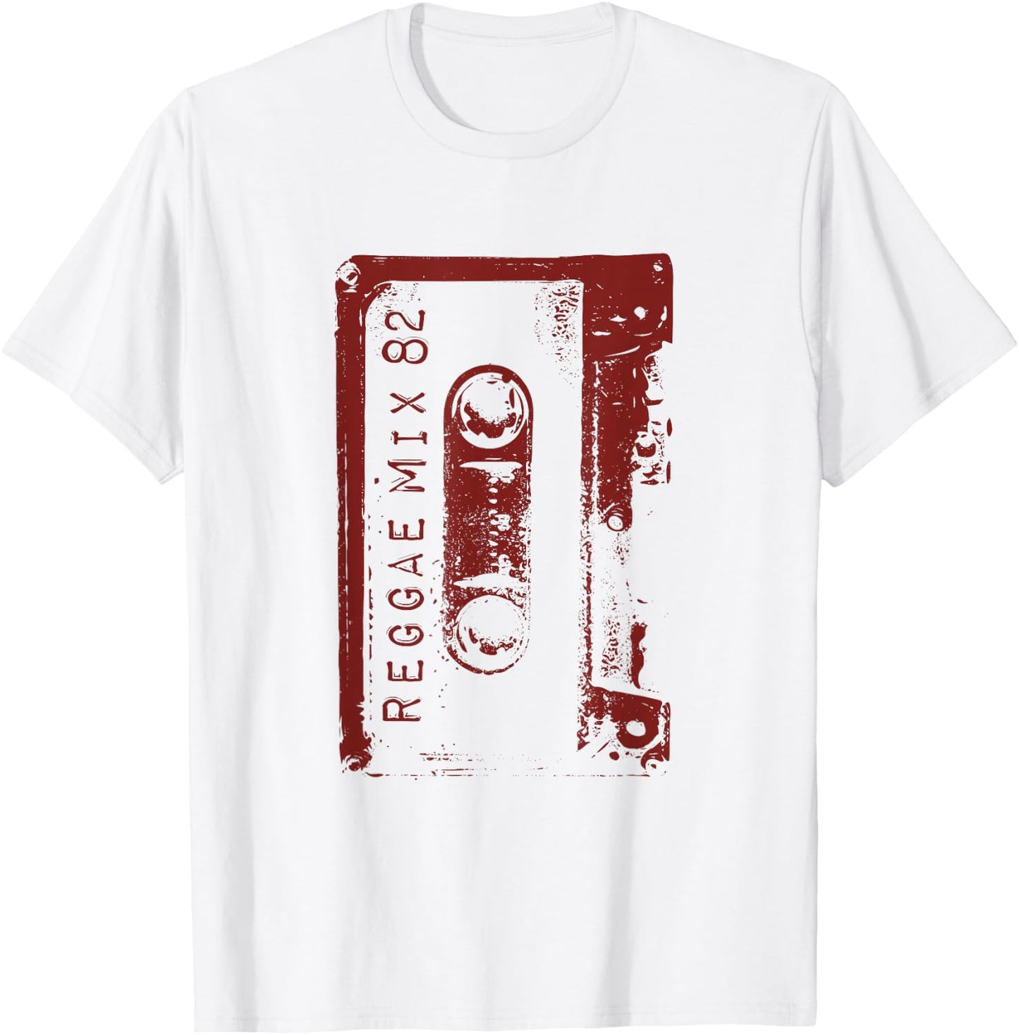 Reggae Retro 70s 80s Mixtape Jamaican Vintage Concert T-Shirt - T-Shirt | White