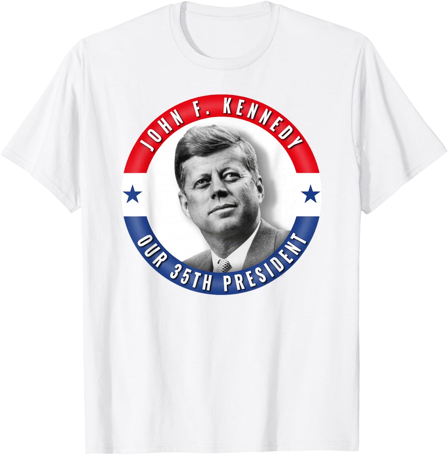 JFK John F. Kennedy Presidential Souvenir Gift T Shirt T-Shirt - T-Shirt | White