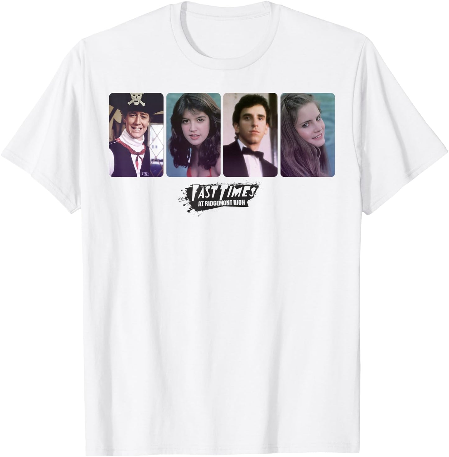 Fast Times At Ridgemont High Yearbook Picture T-Shirt - T-Shirt | White