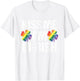 St Patrick's Day Kiss Me I'm Bi-rish Bisexual Rainbow T-Shirt - T-Shirt | White
