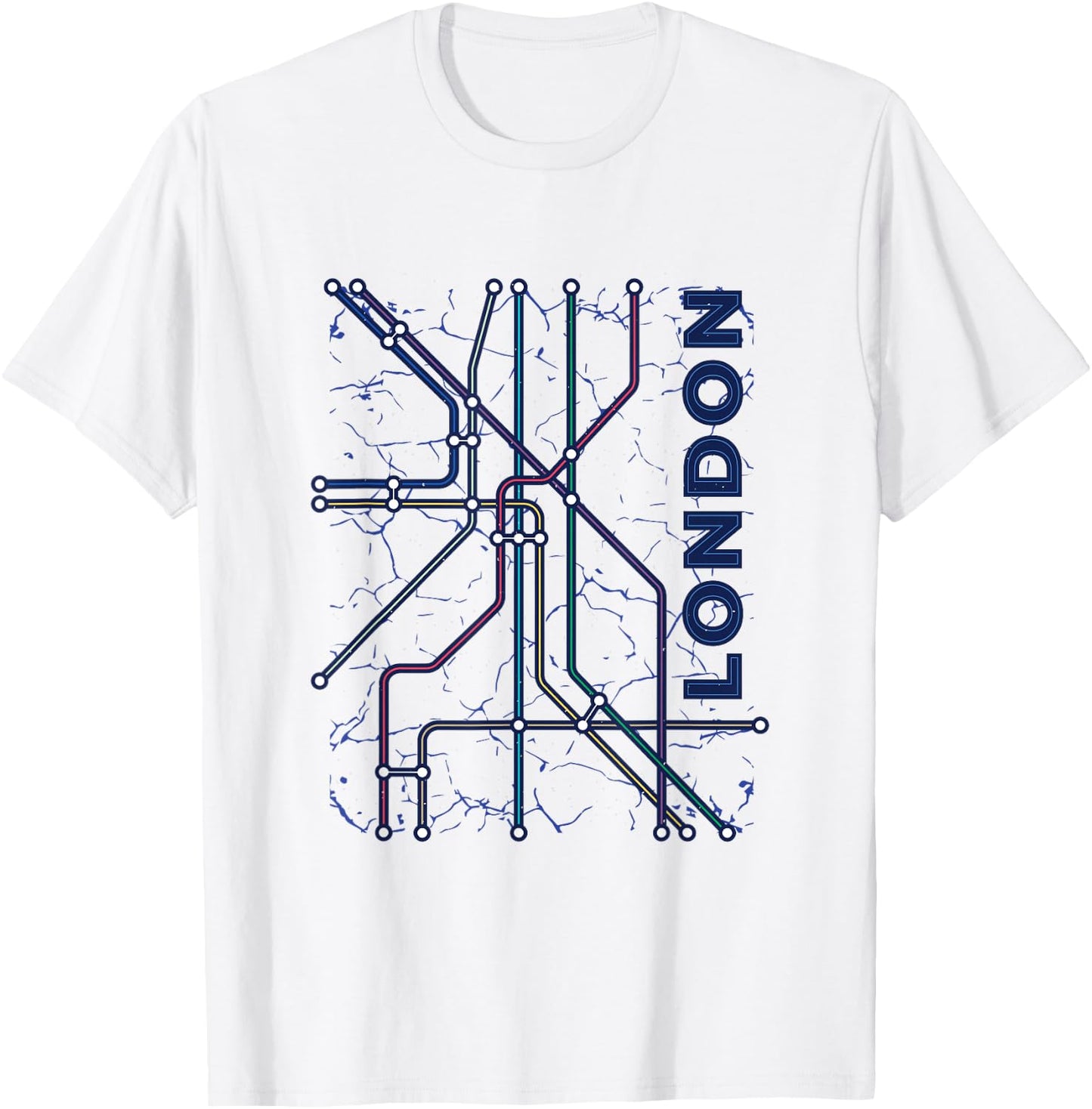 London Underground Tube T-Shirt - T-Shirt | White