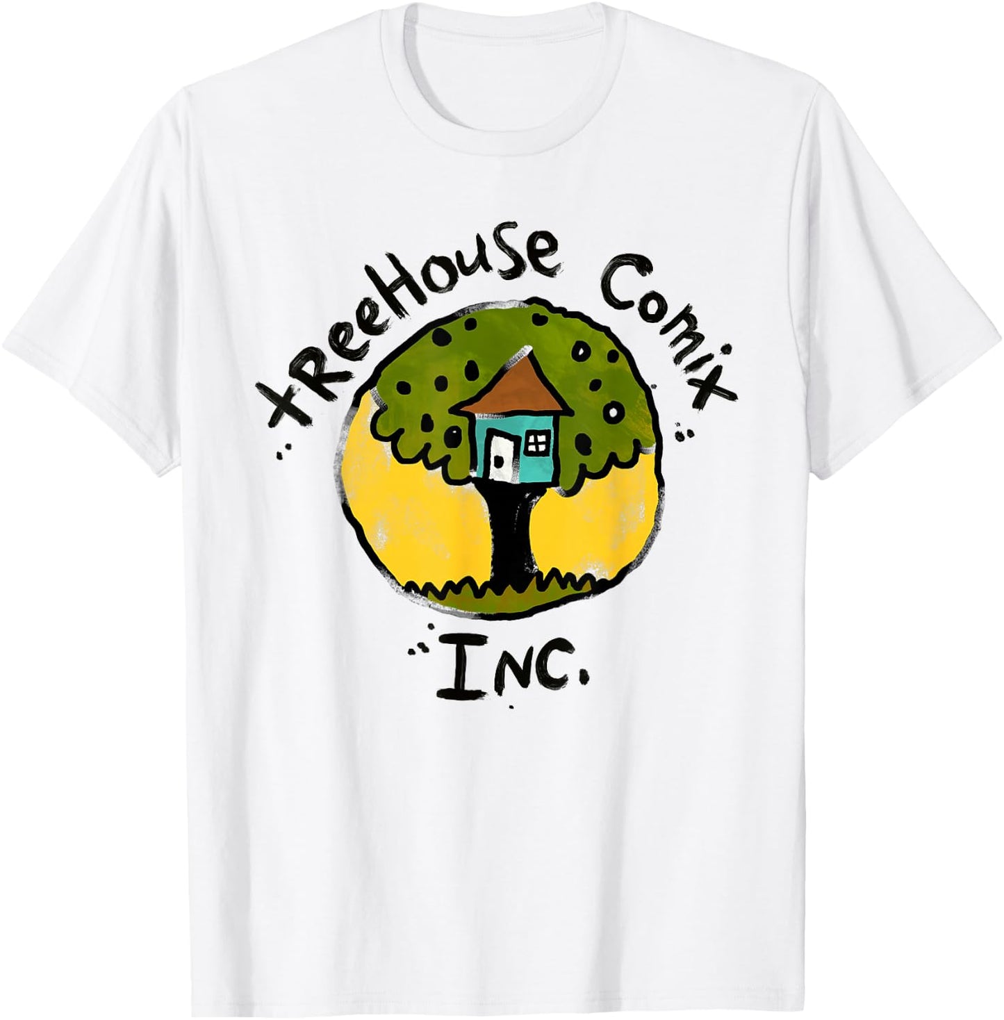 DreamWorks Captain Underpants Treehouse Comix Inc. T-Shirt - T-Shirt | White