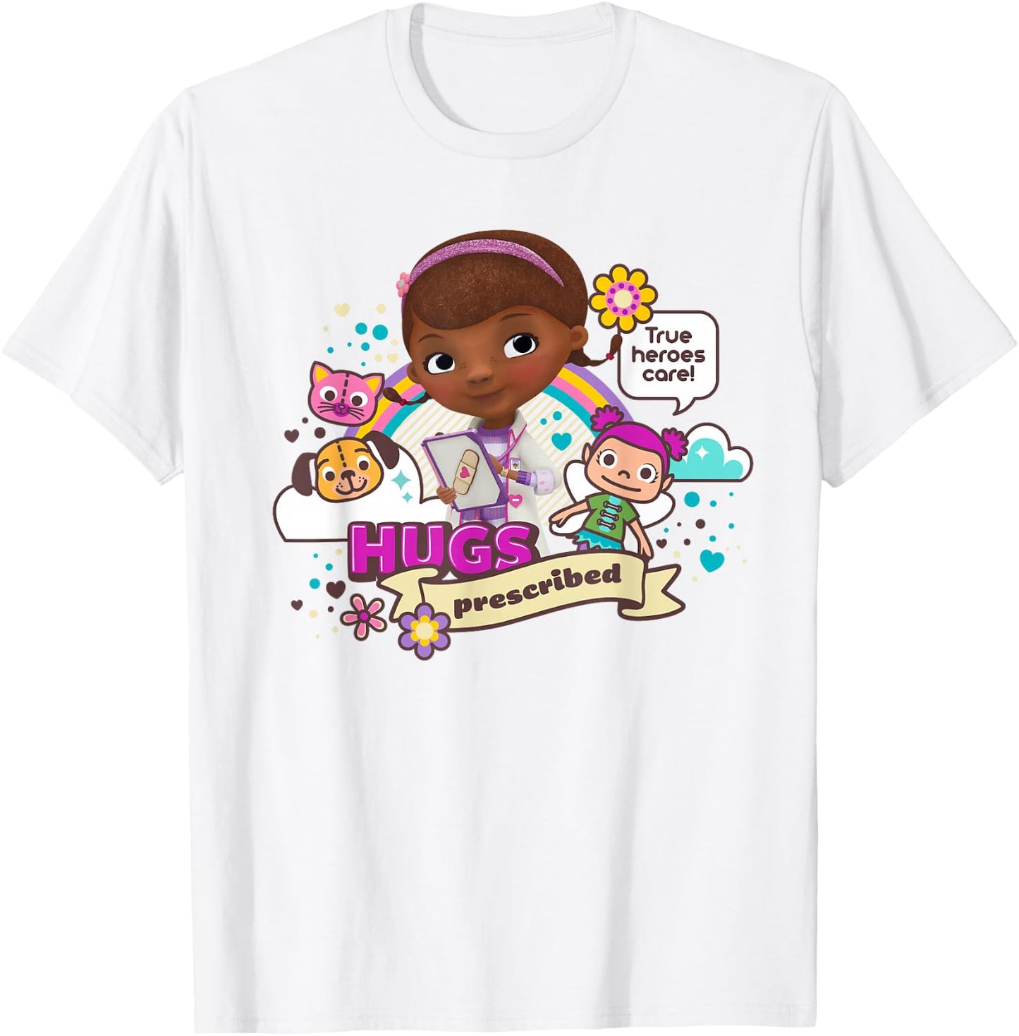 Disney Doc McStuffins Hugs Prescribed T-Shirt - T-Shirt | White