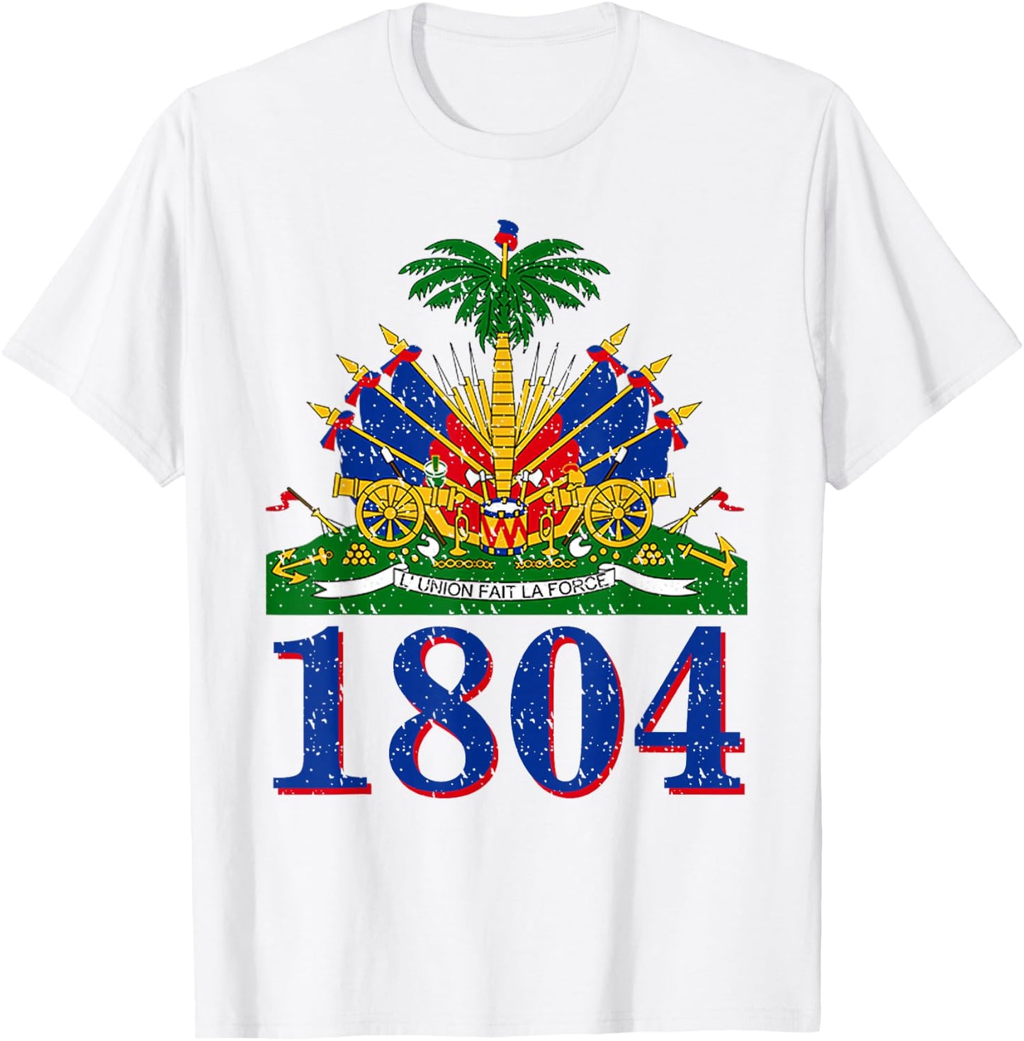 1804 Shirt | Cute Haiti Year Of Independence Gift T-Shirt - T-Shirt | White