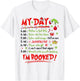 My Day I'm Booked Christmas Schedule Time T-Shirt - T-Shirt | White
