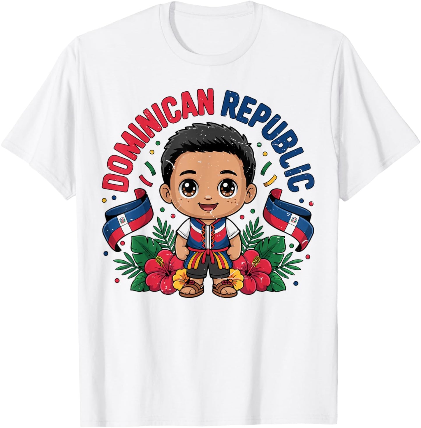 White Dominican Republic Toddler Boy Republica Dominicana T-Shirt - T-Shirt | White