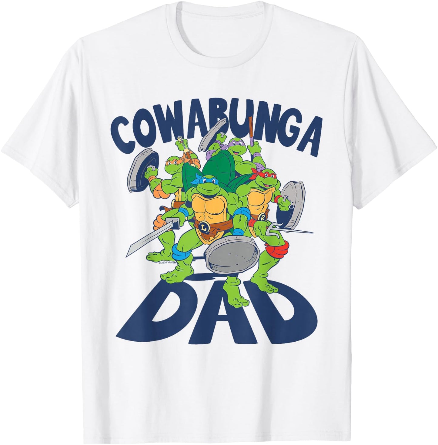 Teenage Mutant Ninja Turtles Father's Day Cowabunga Dad T-Shirt - T-Shirt | White