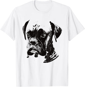 Boxer Dog Men Women Girls Kids T-Shirt - T-Shirt | White