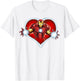 Marvel Iron Man Heart Blaster Glow Valentine Graphic T-Shirt - T-Shirt | White