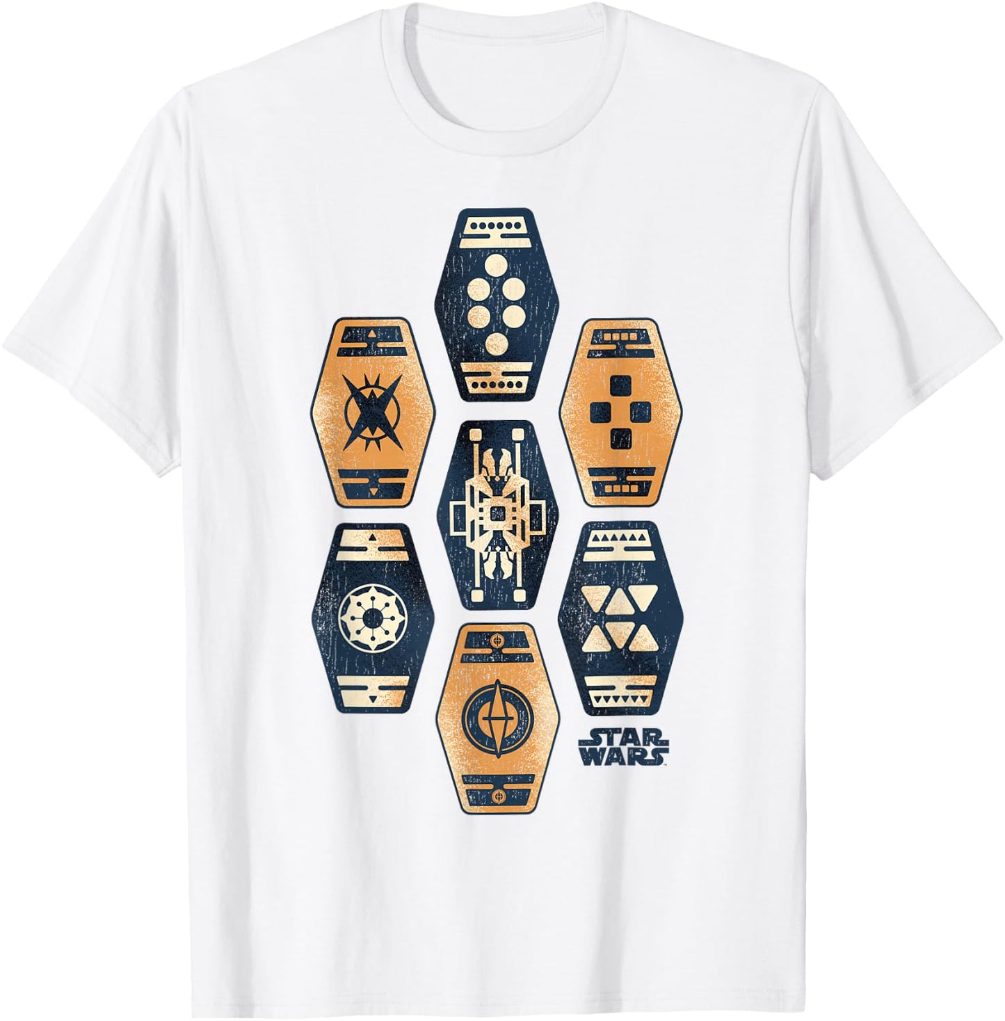 Star Wars Han Solo Movie Sabacc Game Vintage Graphic T-Shirt - T-Shirt | White