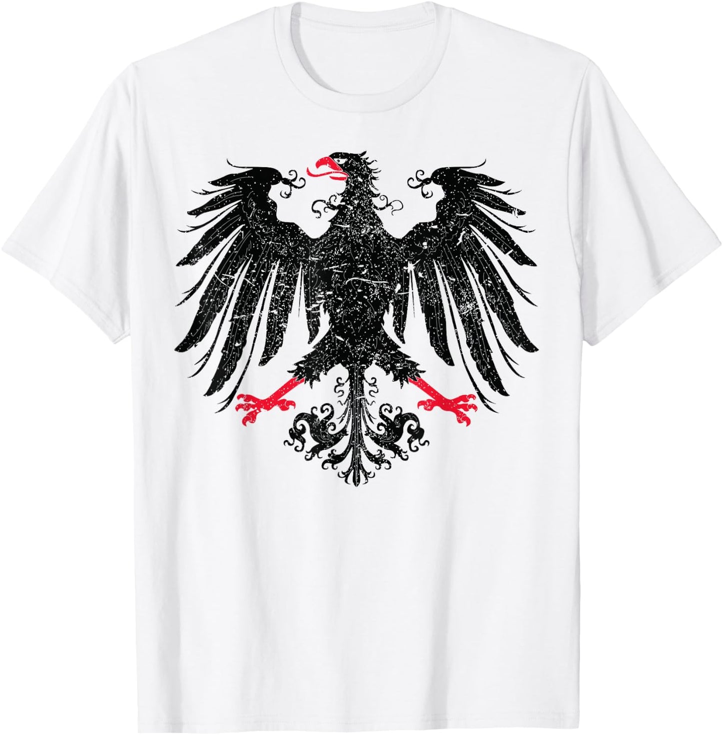 German Oktoberfest Eagle Coat of Arms Heraldry T-Shirt - T-Shirt | White
