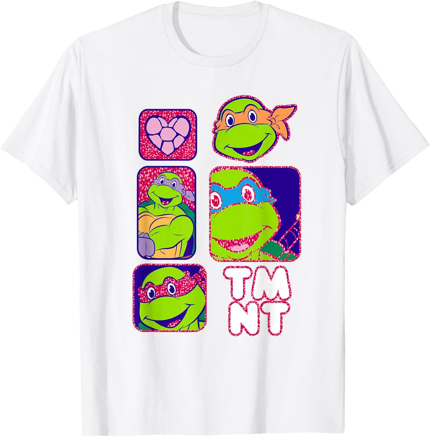 Teenage Mutant Ninja Turtles TMNT Box Portraits T-Shirt - T-Shirt | White