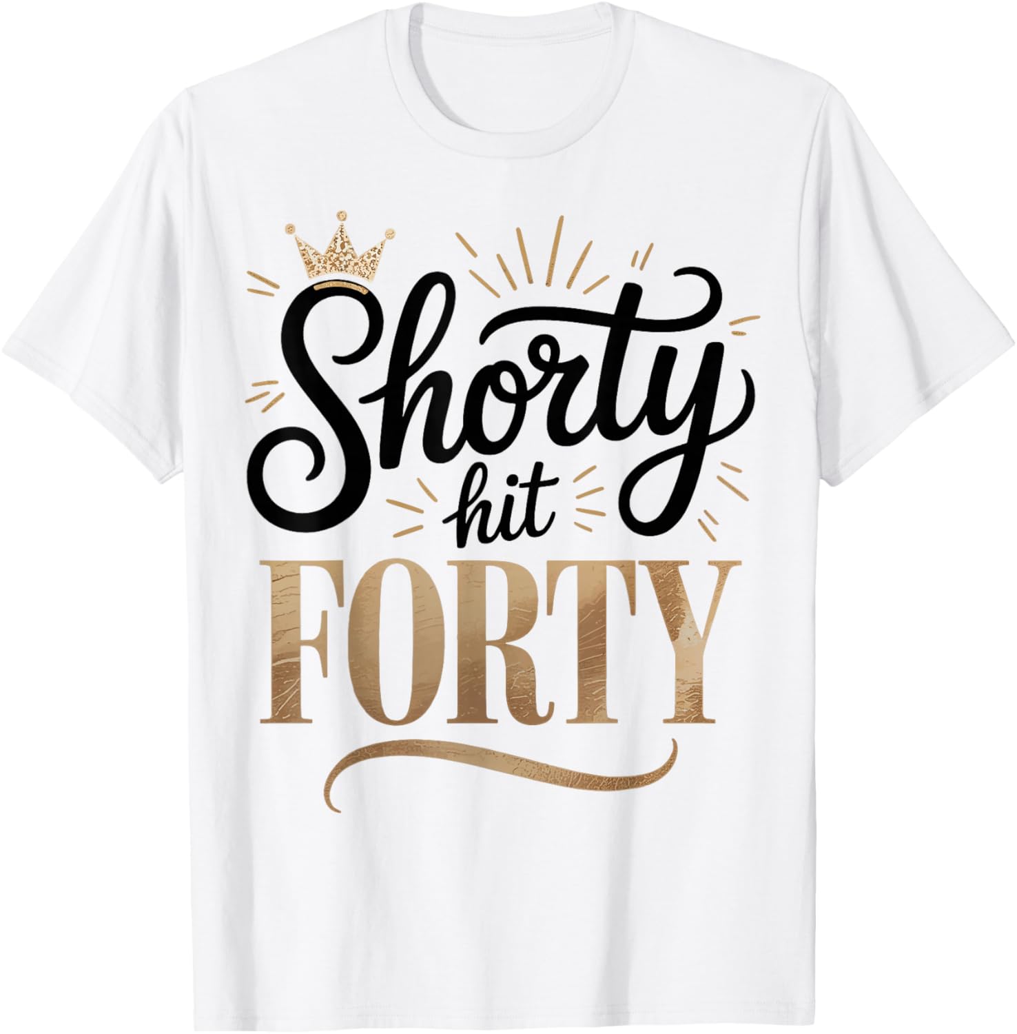 Shorty Hit Forty T-Shirt - T-Shirt | White